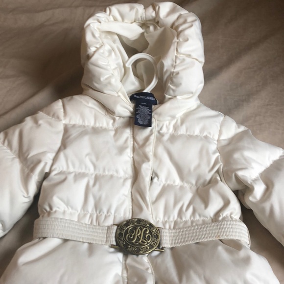 Ralph Lauren Baby Down Snowsuit - white 12M - Picture 4 of 5